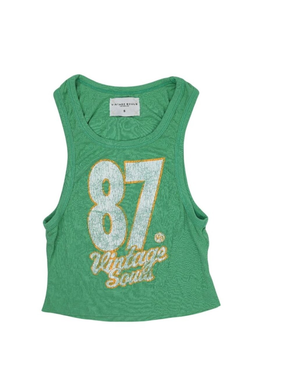Vintage Souls Ball Out Tank in Green